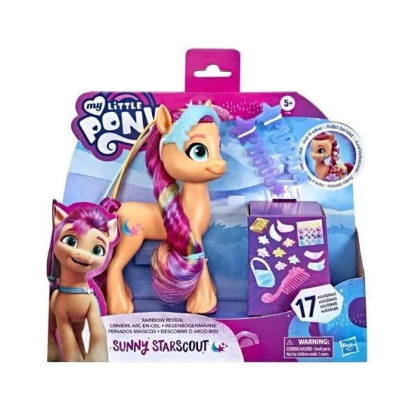 Hasbro My Little Pony Sunny Starscout Rainbow Reveal Braid -