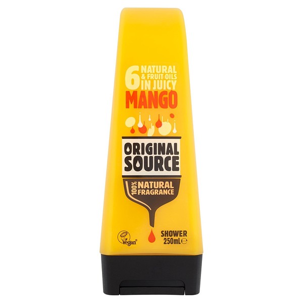 ORIGINAL SOURCE Mango Shower Gel 250 ml - Pack of 6