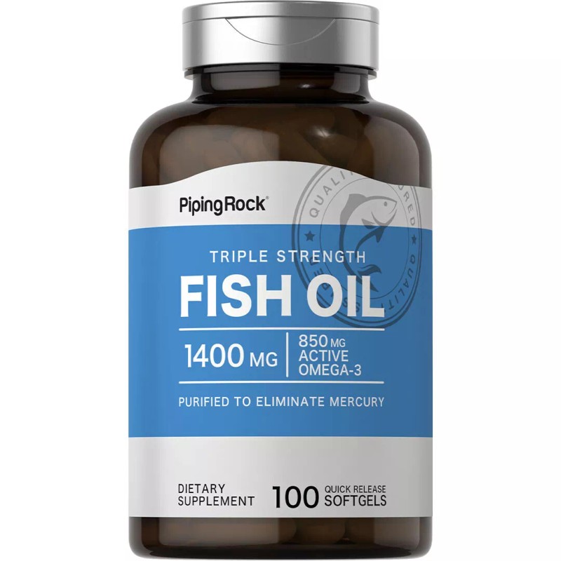 Piping Rock Triple Strength Omega 3 Fish Oil | 100