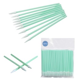 100 Stück Wattestäbchen Reinigungsstäbchen, Schaumstoffspitzen Reinigungstupfer,Mehrzweck-Schaumstofftupfer Set,SchaumreinigungsstäBchen für Kamera Tintenstrahldrucker Druckkopf Optische Ausrüstung