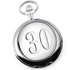 De Walden Engraved 30th Wedding Anniversary Pocket Watch with 30