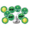 216 Sports Tennis Kisses Stickers, Kisses Stickers for Birthday Party,