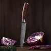 Wakoli Carving Knife, 7-inch Blade Damascus Chef Knife made from