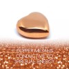 100% Solid Copper Heart 1.75in for Love + Joy Meditation