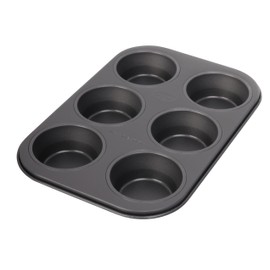 Dr. Oetker Muffinform 6-er Mini Ø 7 cm, Cupcake Form für saftige Muffins, Muffinblech mit Antihaftbeschichtung, Menge: 1 Stück