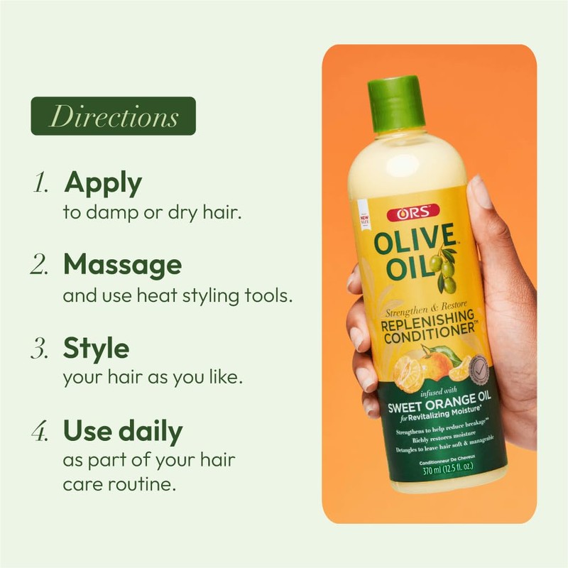 ORS Olive Oil Strengthen & Nourish Replenishing Conditioner infused with