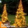 Twinkle Club 10 Strands 200 LED Firefly Bunch Lights, Waterproof,