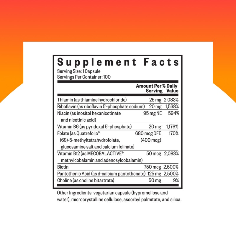 Seeking Health B Complex Plus - Vitamin B Complex Supplement