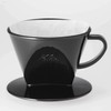 カリタ Kalita コーヒー ドリッパー プラスチック製 2~4人用 102-KP ブラック #05027