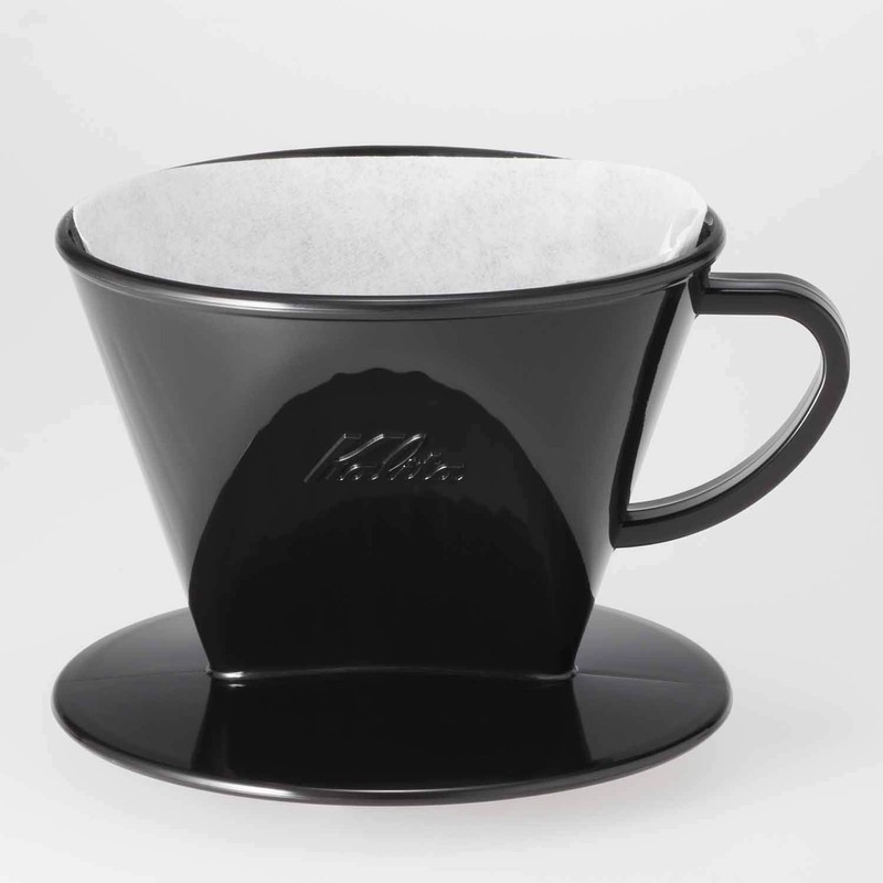 カリタ Kalita コーヒー ドリッパー プラスチック製 2~4人用 102-KP ブラック #05027