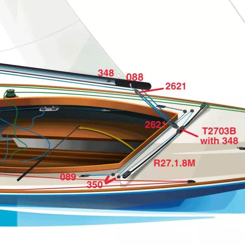HARKEN Sailing Dinghy Boat & Yachting - 90 Degree Fixed