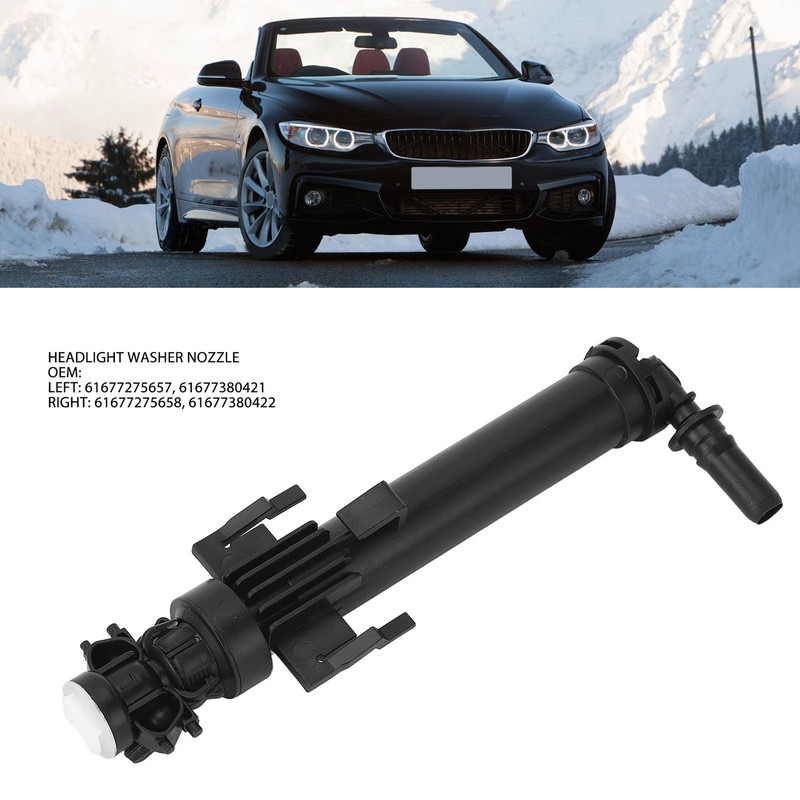 Headlight Washer Nozzle Front Headlamp Washer Nozzle Jet for 3