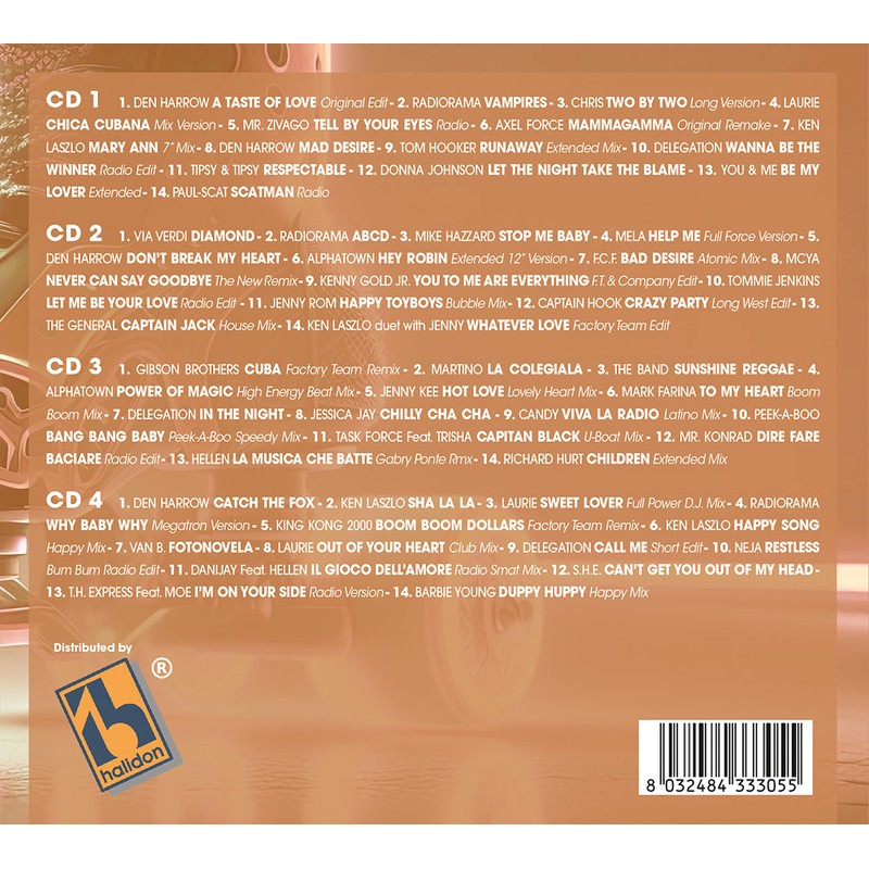 4 CD Italo Dance - Best Hits Collection