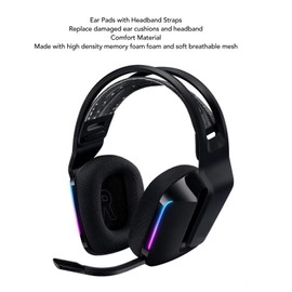 Pomya Almohadillas para Oídos G335, Almohadillas de Repuesto para Auriculares Inalámbricos LogitechG733 y Auriculares para Juegos con Cable G335, Almohadillas para los Oídos con