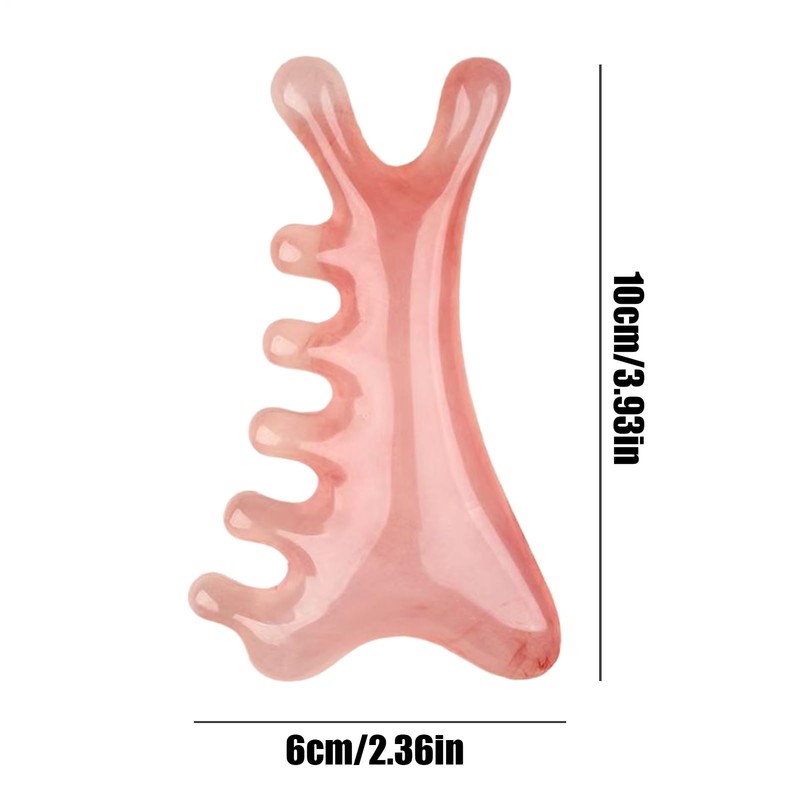 Scalp Massager Comb - Resin Jade Comb Massage Tool |