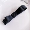 Herbeluemily Ribbon Satin Barrette 2-Piece Set Simple Adult Formal Fashionable