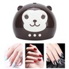 Cute Cartoon Monkey UV LED Nail Dryer 36W Gel Polish