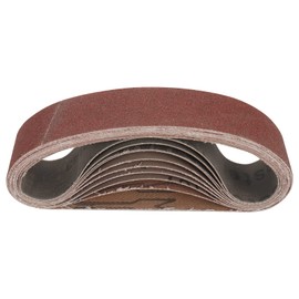 SI FANG 10Pcs Mini Electric Belt Sander Sanding Belts 13 x 1.2inch /330x30mm, Premium Knife Sharpening Aluminum Oxide Abrasive Sanding Belt for Woodworking, Metal Polishing (1000 Grit)