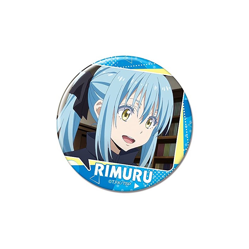 KBAN-T007-m02 I Got Reincarnated as a Slime Can Badge Rimuru/B
