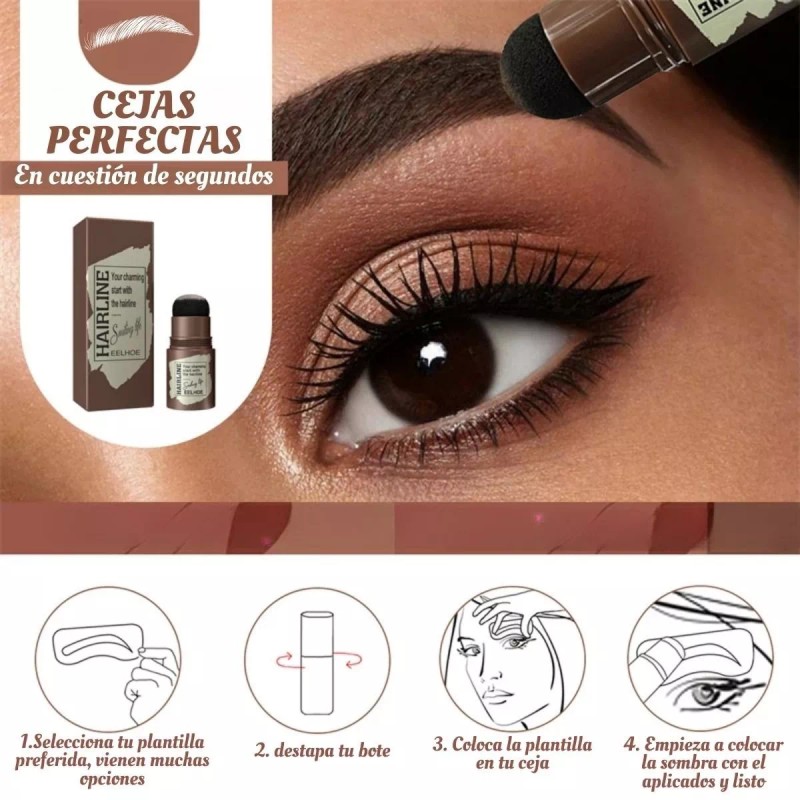 Universo en Linea Kit Modelado Sellos Cejas Maquillaje 24 Plantillas