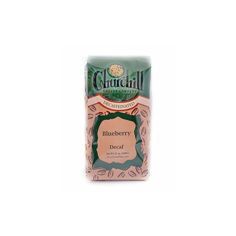 Churchill Coffee Blueberry 12 oz - Whole Bean (Decaf)