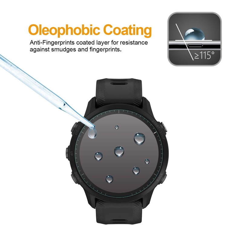 Supershieldz (3 Pack) Designed for Garmin Forerunner 955/955 Solar Tempered