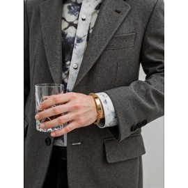 MAIYIDACK 10mm Men's Chunky Gold Cuban Chain Bracelet, 18k Gold Plated Brass Waterproof and Colorfast, Safety Clasp Not Easy to Fall Off，Thoughtful Gift Bags, Medium, Brass, No Gemstone