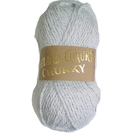 Woolcraft Shetland Luxury Chunky Strickwolle / Strickgarn, 100 g, Wisteria