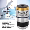 60X Biological Microscope Achromatic Objective Lens RMS Thread 185 Optical