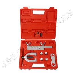 Vector Tools ISO/Bubble Flaring Tool Kit, 9 Piece | Includes Blow-Molded Case W/Mini Pipe Cutter