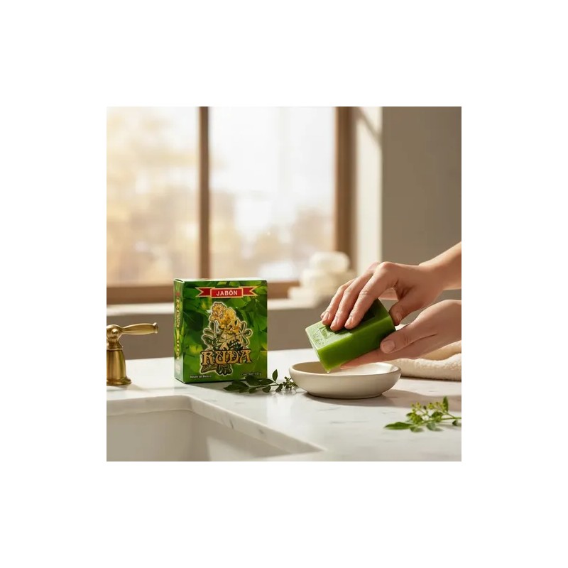 Jabón Aroma Ruda Protección Espiritual Y Energía Positiva