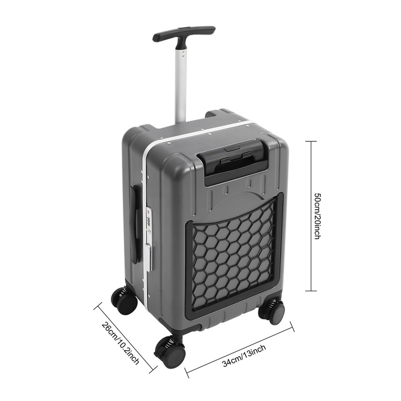 MARTEXBUY Kids Ride-on Luggage with Foldable Back Rest, 20" Carry