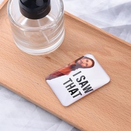 Jesus I Saw That Funny Purse Ornaments for Women Jesus Christian Decoration Funny Christmas Jesus Gifts for Women Men Friends Christmas Stocking Stuffers for Women Christian Family