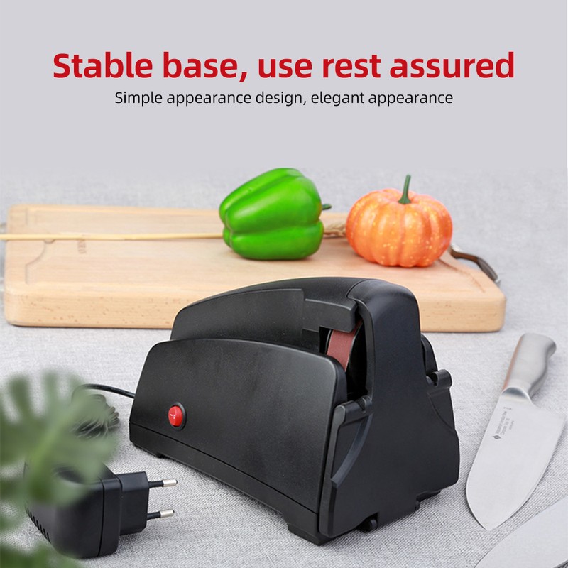 Electric Knife Sharpener for Kitchen Knives with 120/320/600/1000 Grit Sharpening