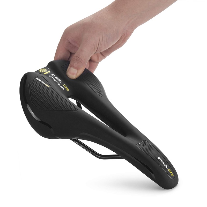 Bicycle Saddle, Hip Painless, Ultra Thick, Memory Foam Cushion, Breathable,
