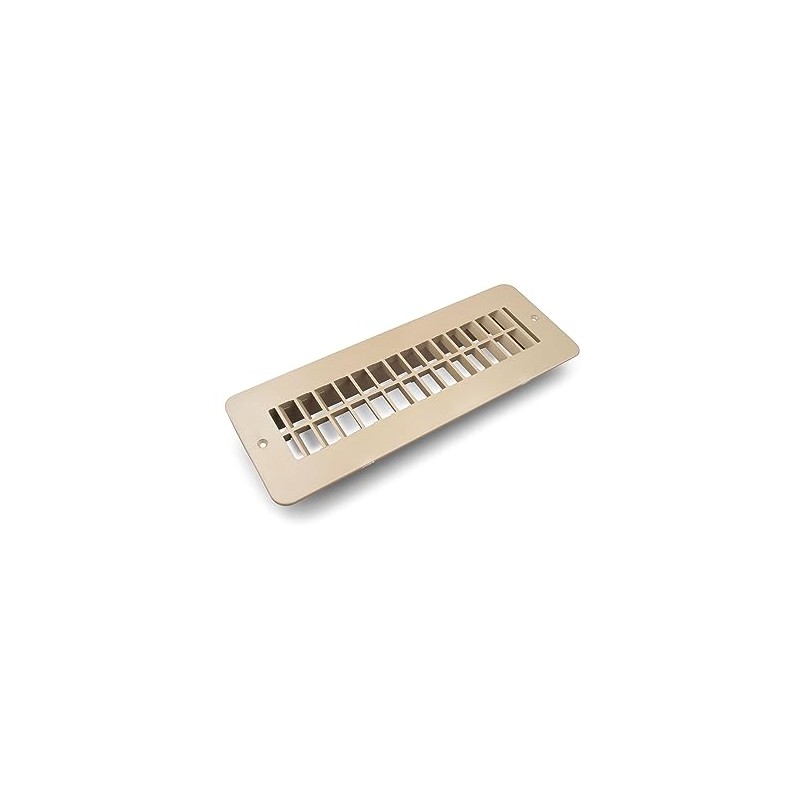 B&B Molders, 94258 Floor Register 2x10 No Damper – Tan,