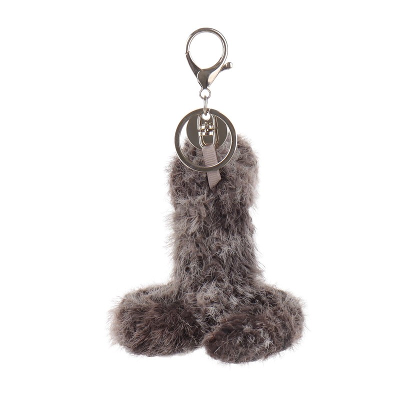 Apricot Lamb Viper Cute Key Chain Soft Stuffed Plush Keychain