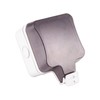 Keystone Surface-Mounted Enclosure IP66 Outdoor 1-Way Grey Plastic Waterproof Includes