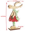 com-four® 2 x Decorative Stand for Christmas, Reindeer Made of