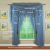 Today's Curtain Emelia Original Voile Fan Insert, Wedge Blue, 30"