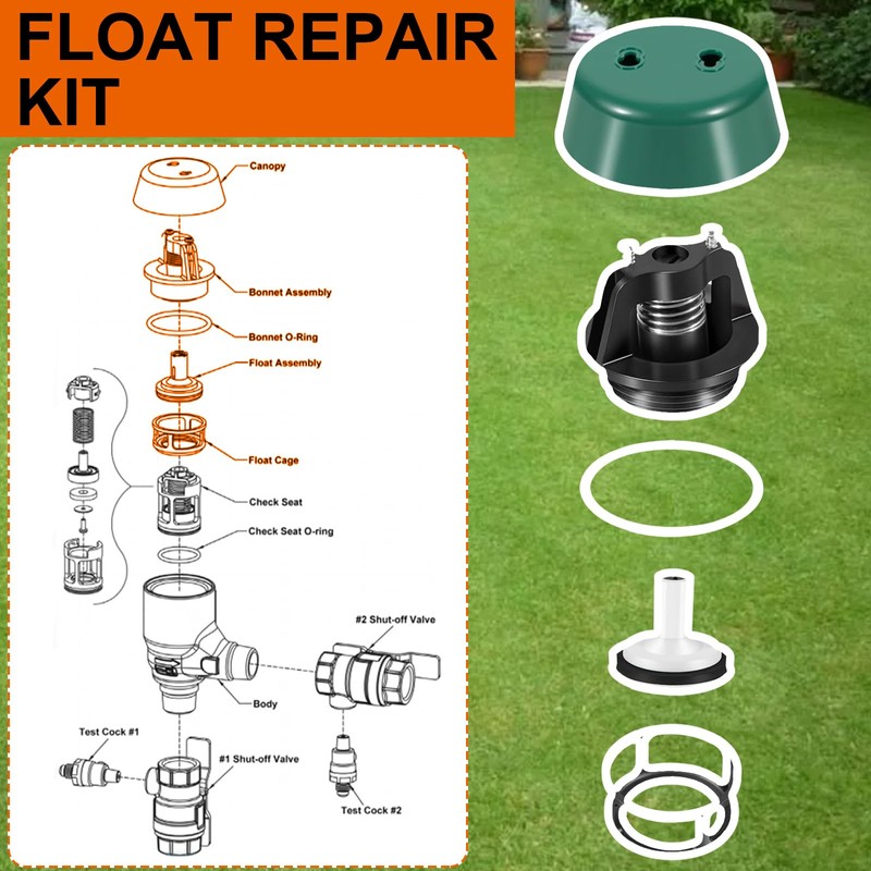 1" Float and Bonnet Complete Repair Kit Fit for 4A