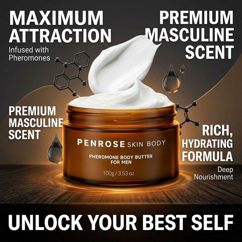 Skin Body Butter for Men, Non-greasy Body Butter，1Pcs