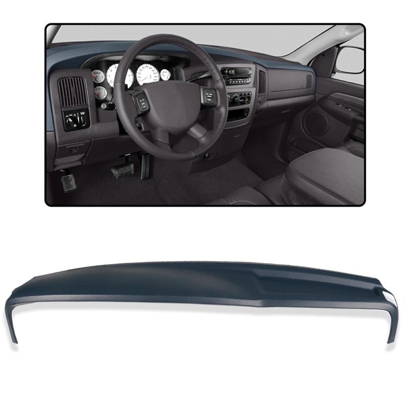 PIT66 Dash Cover Blue Compatible with Dodge Ram 1500 2002-2005,