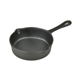 Pearl Metal HB-6208 Skillet, 5.1 in (13 cm), Cast Iron, Induction Compatible, Oven Safe, Sprout