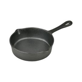 Pearl Metal HB-6208 Skillet, 5.1 in (13 cm), Cast Iron, Induction Compatible, Oven Safe, Sprout
