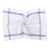 Vaily Tea Towels Blue Checked Pack of 10 - 70