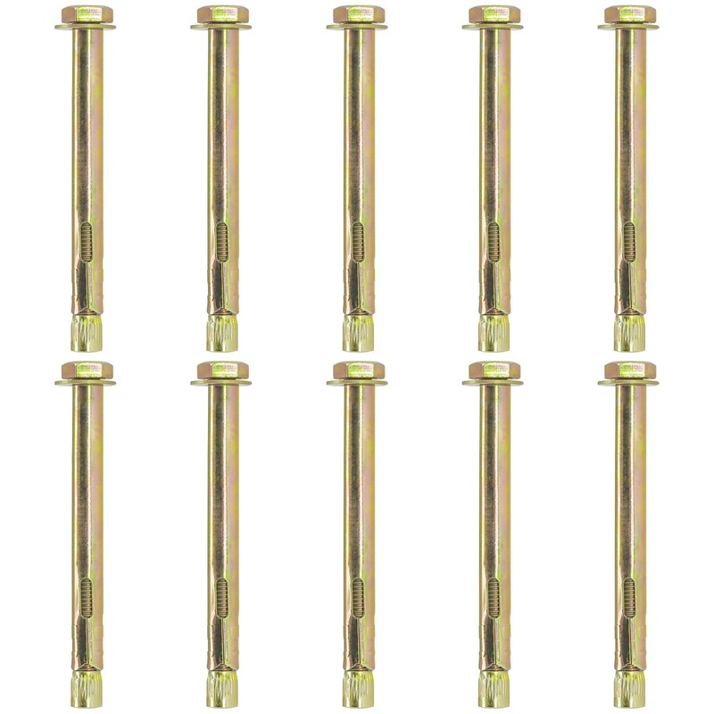 10 Pieces Expansion Bolts – Hexagonal Outer Expansion Sleeve Screws