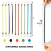 20 Pack Heavy Duty Bungee Cords with Hooks - 10