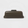 Project 62 Stoneware Tilley Butter Dish (Dark Brown)