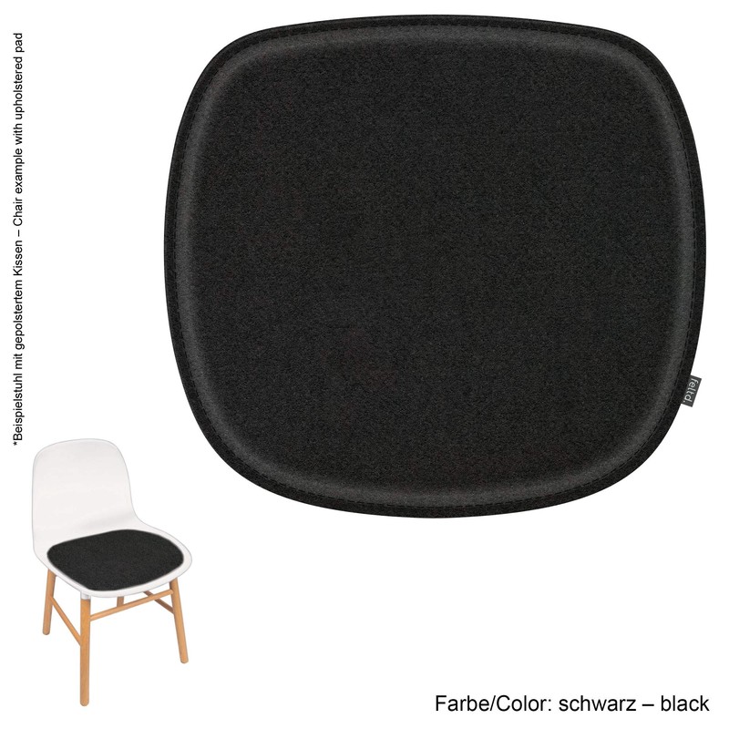 Eco felt cushion suitable for Norman Copenhagen shape chair (with